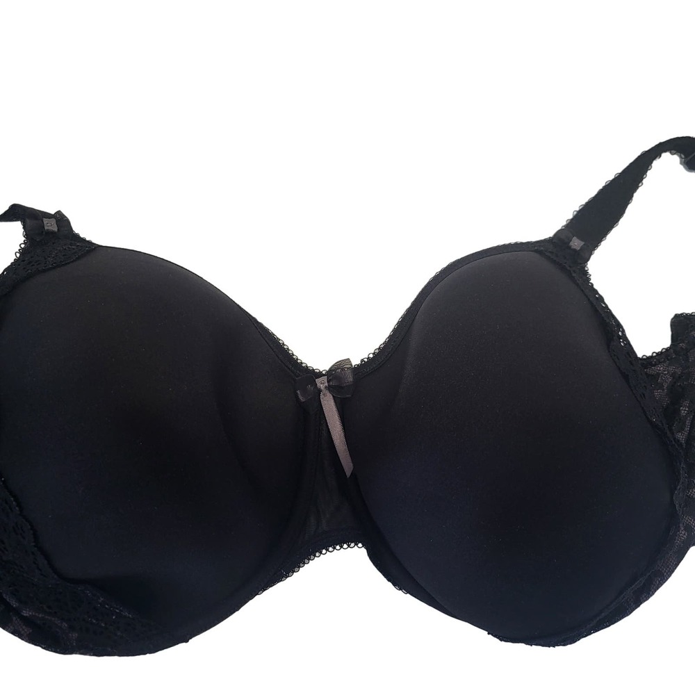 2 ELOMI Bras 1 Bandless Spacer Molded Bra Underwire Womens 46H 1 bra sz unknown